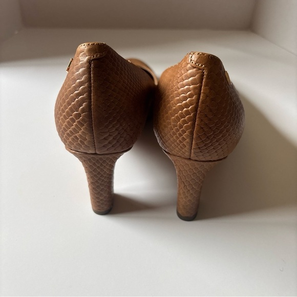 Vionic Women's Madison Mia Brown Snakeskin Embossed Heels Womens 9.5 NWOT - Picture 7 of 10